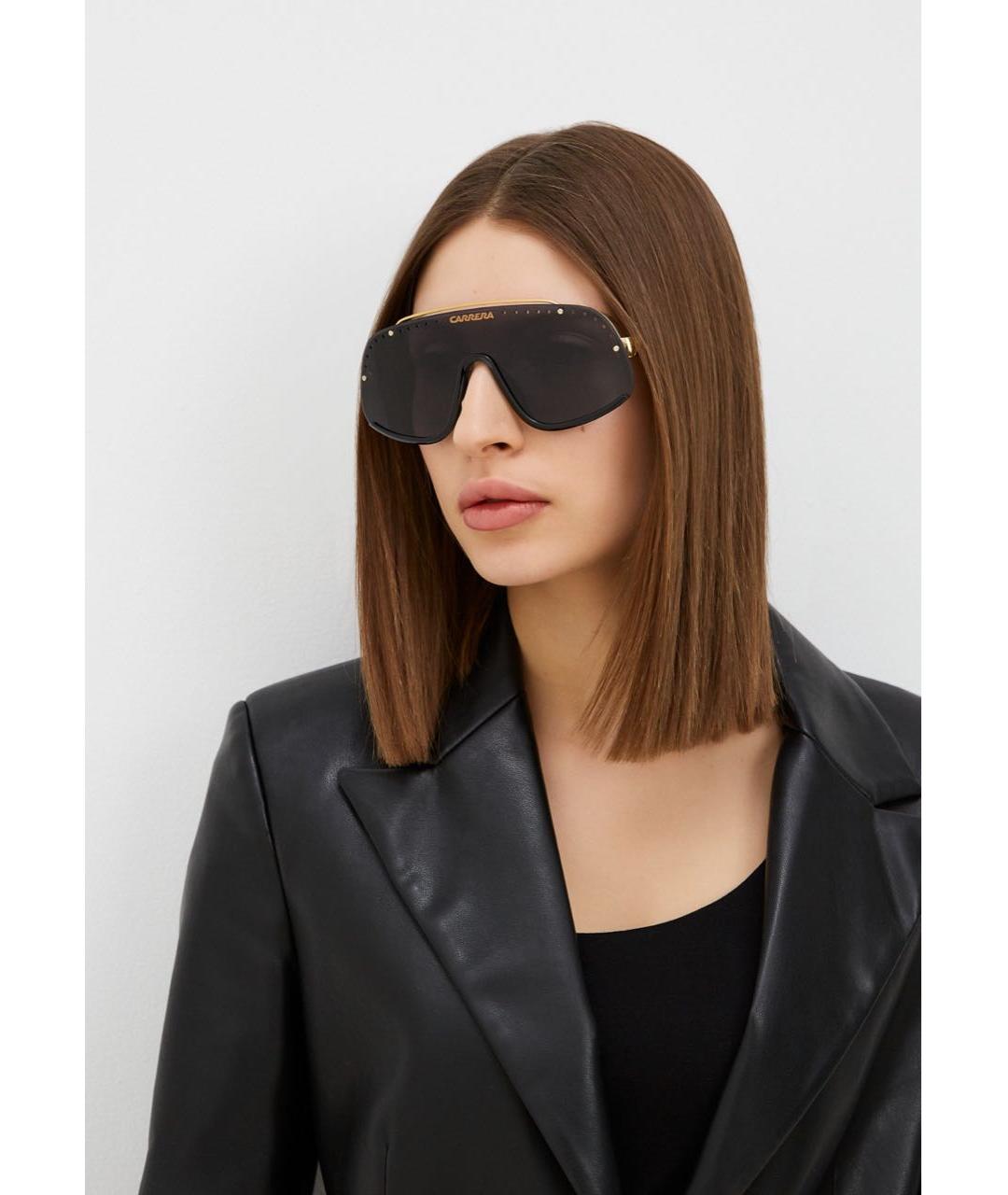 CARRERA Y CARRERA Черные пластиковые солнцезащитные очки, фото 8