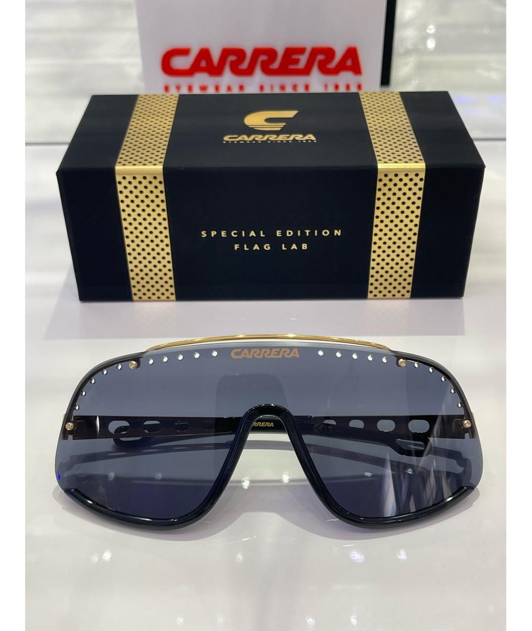 CARRERA Y CARRERA Черные пластиковые солнцезащитные очки, фото 4