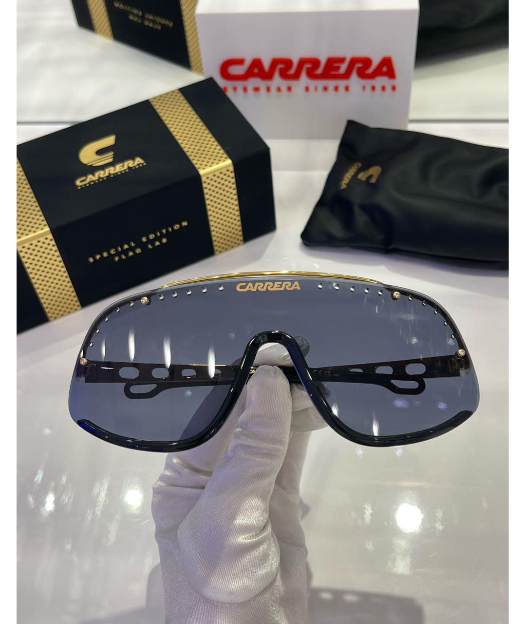 CARRERA Y CARRERA Черные пластиковые солнцезащитные очки, фото 6