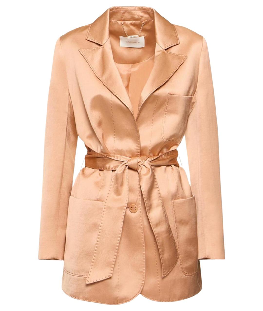 ZIMMERMANN Розовый вискозный жакет/пиджак, фото 1