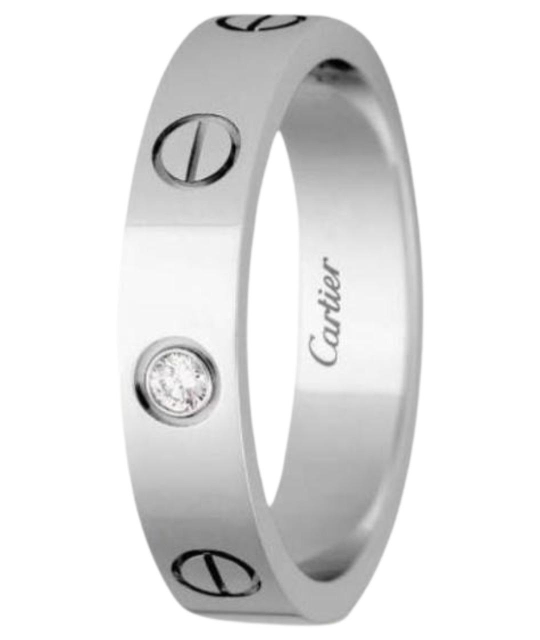 CARTIER Белое кольцо из белого золота, фото 1