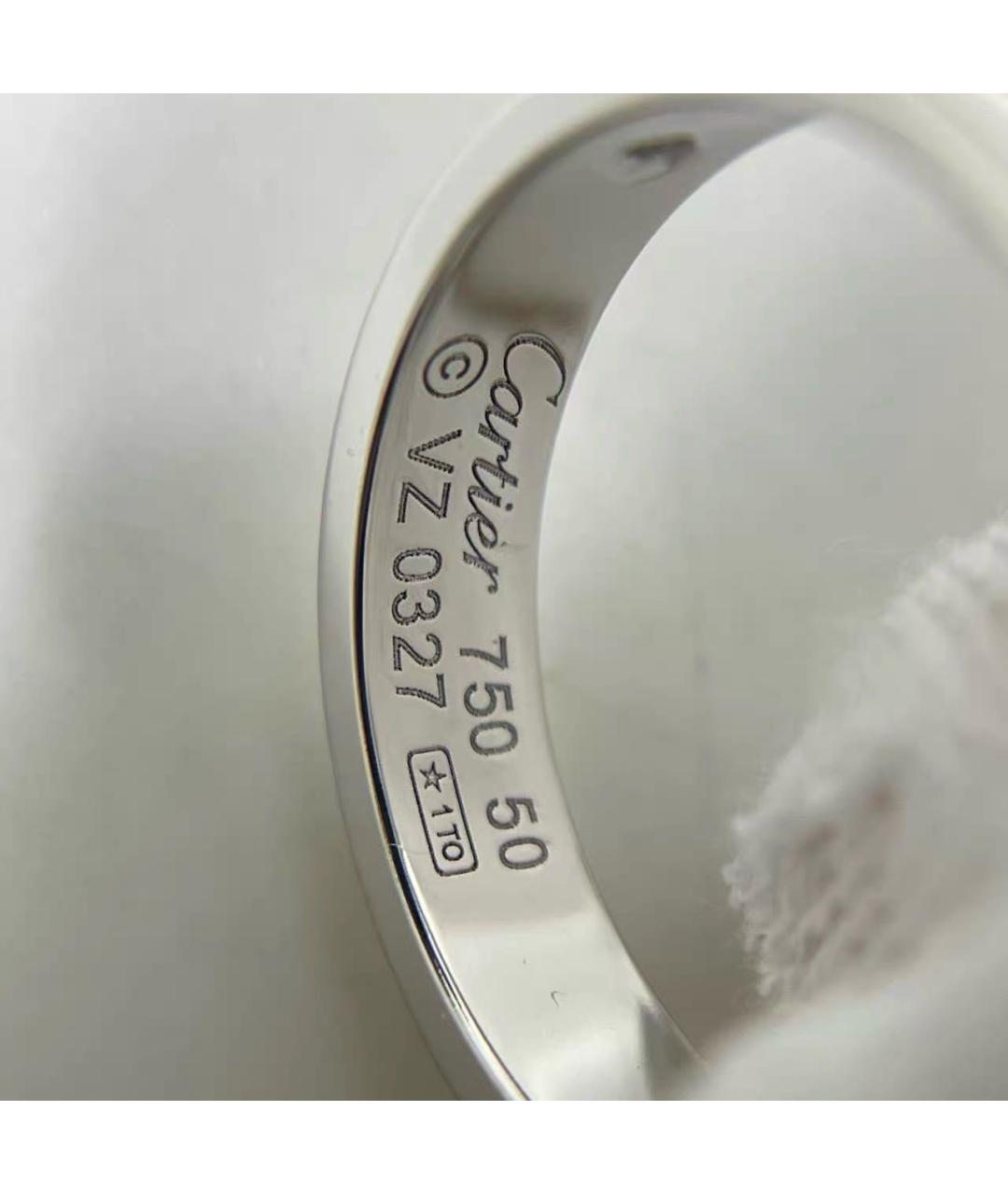 CARTIER Белое кольцо из белого золота, фото 8