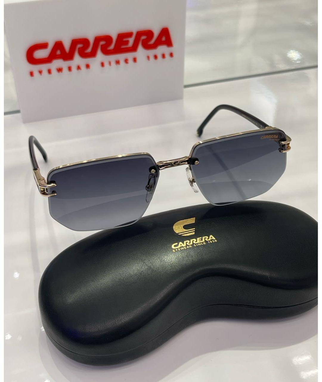 CARRERA Y CARRERA Золотые металлические солнцезащитные очки, фото 5