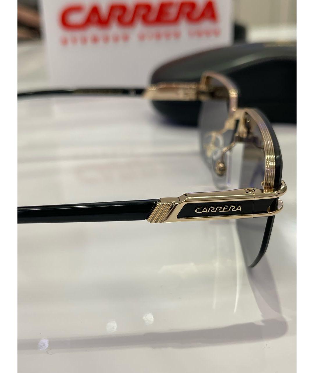 CARRERA Y CARRERA Золотые металлические солнцезащитные очки, фото 6