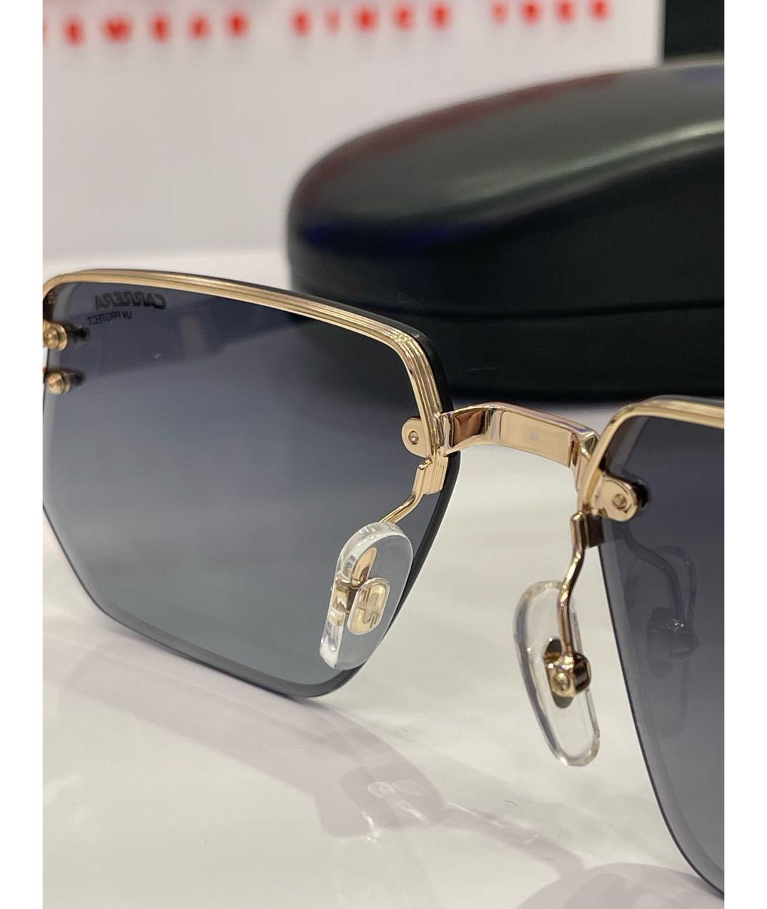 CARRERA Y CARRERA Золотые металлические солнцезащитные очки, фото 7