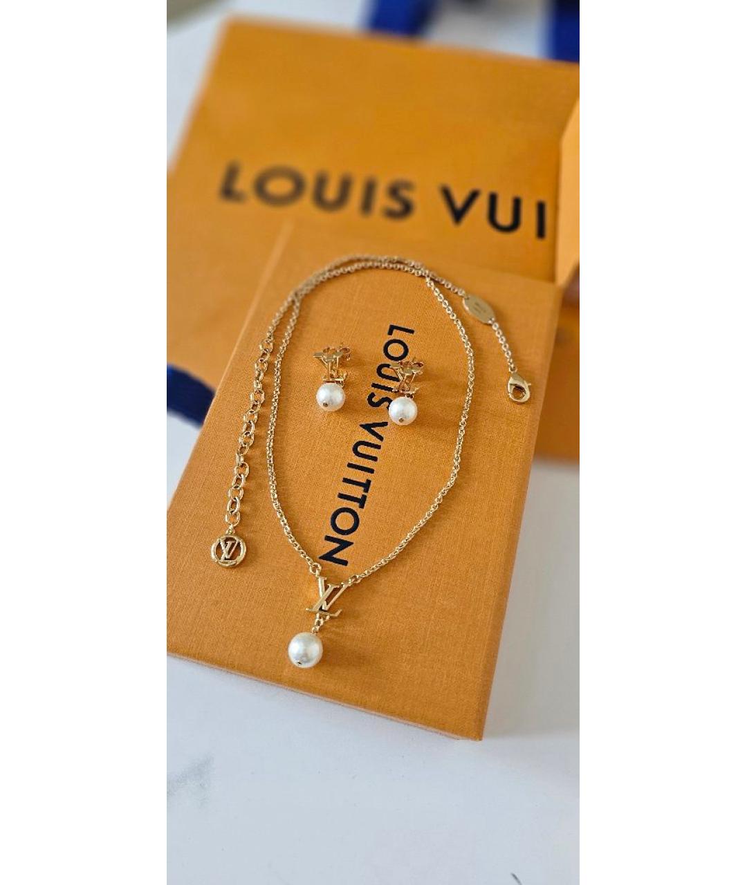 LOUIS VUITTON Золотой латунный комплект, фото 5