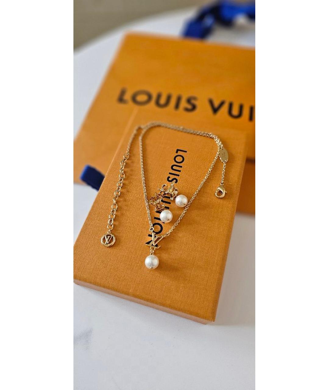 LOUIS VUITTON Золотой латунный комплект, фото 3