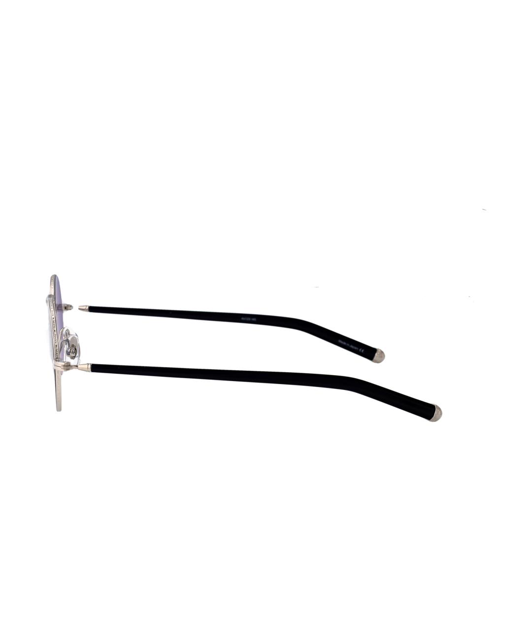 MATSUDA Синие металлические солнцезащитные очки, фото 3