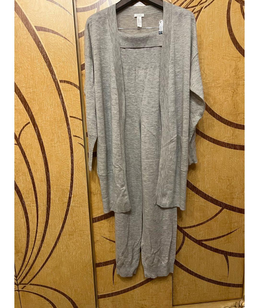 Eres Серый кашемировый костюм с брюками, фото 6