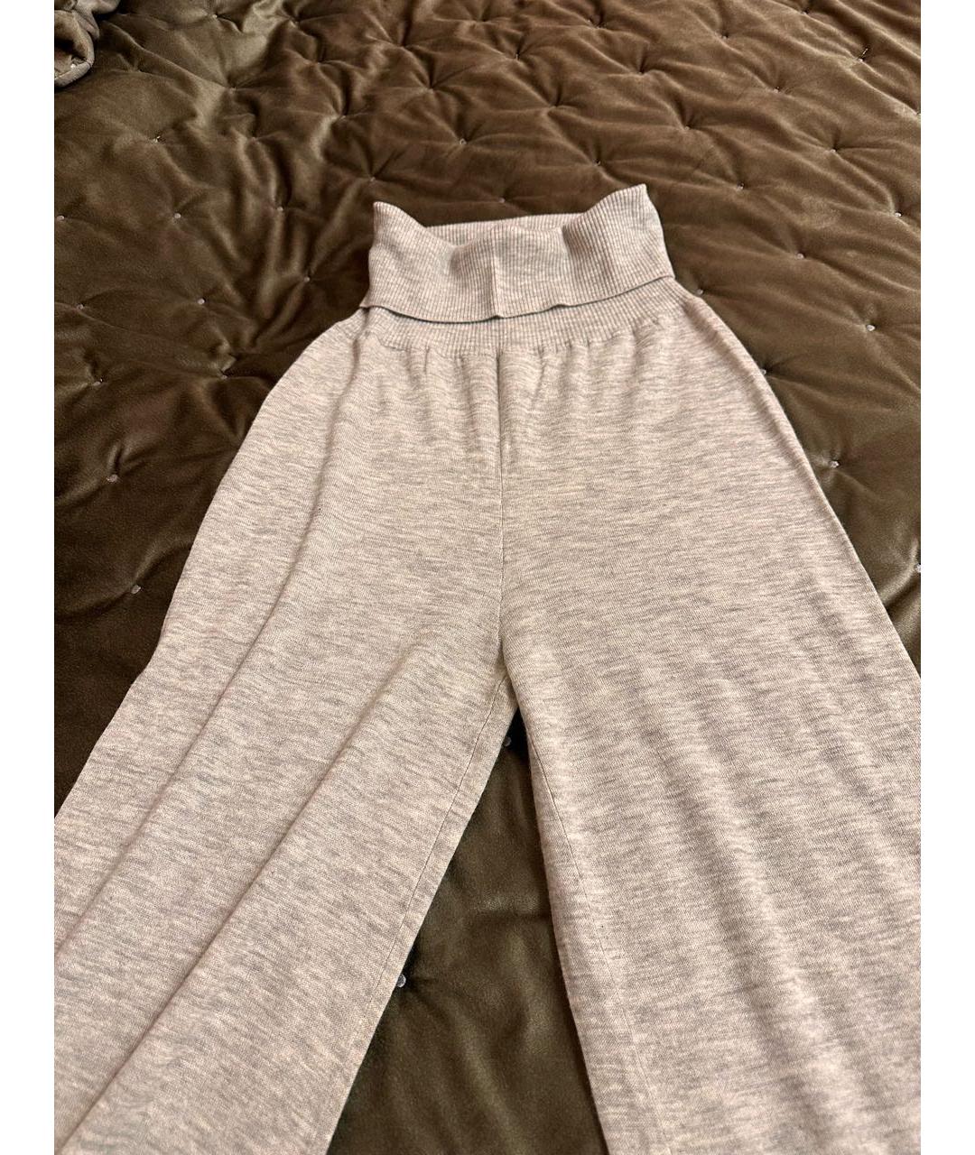 Eres Серый кашемировый костюм с брюками, фото 4