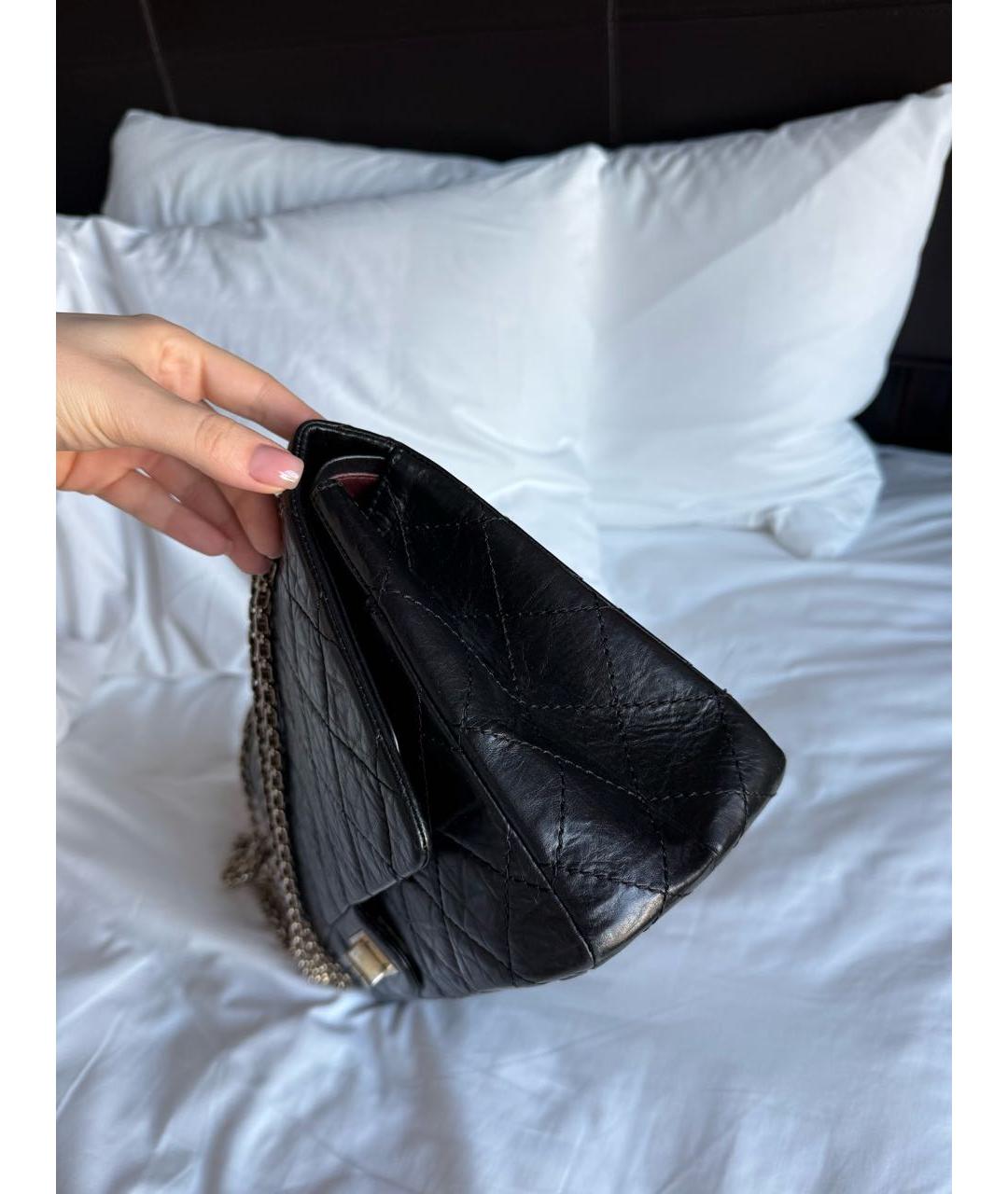 CHANEL Черная кожаная сумка через плечо, фото 4