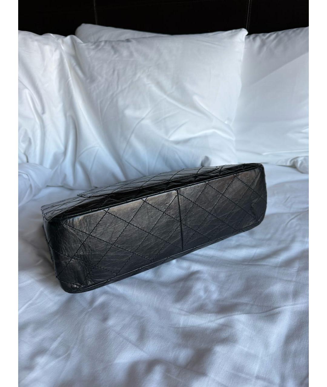 CHANEL Черная кожаная сумка через плечо, фото 3