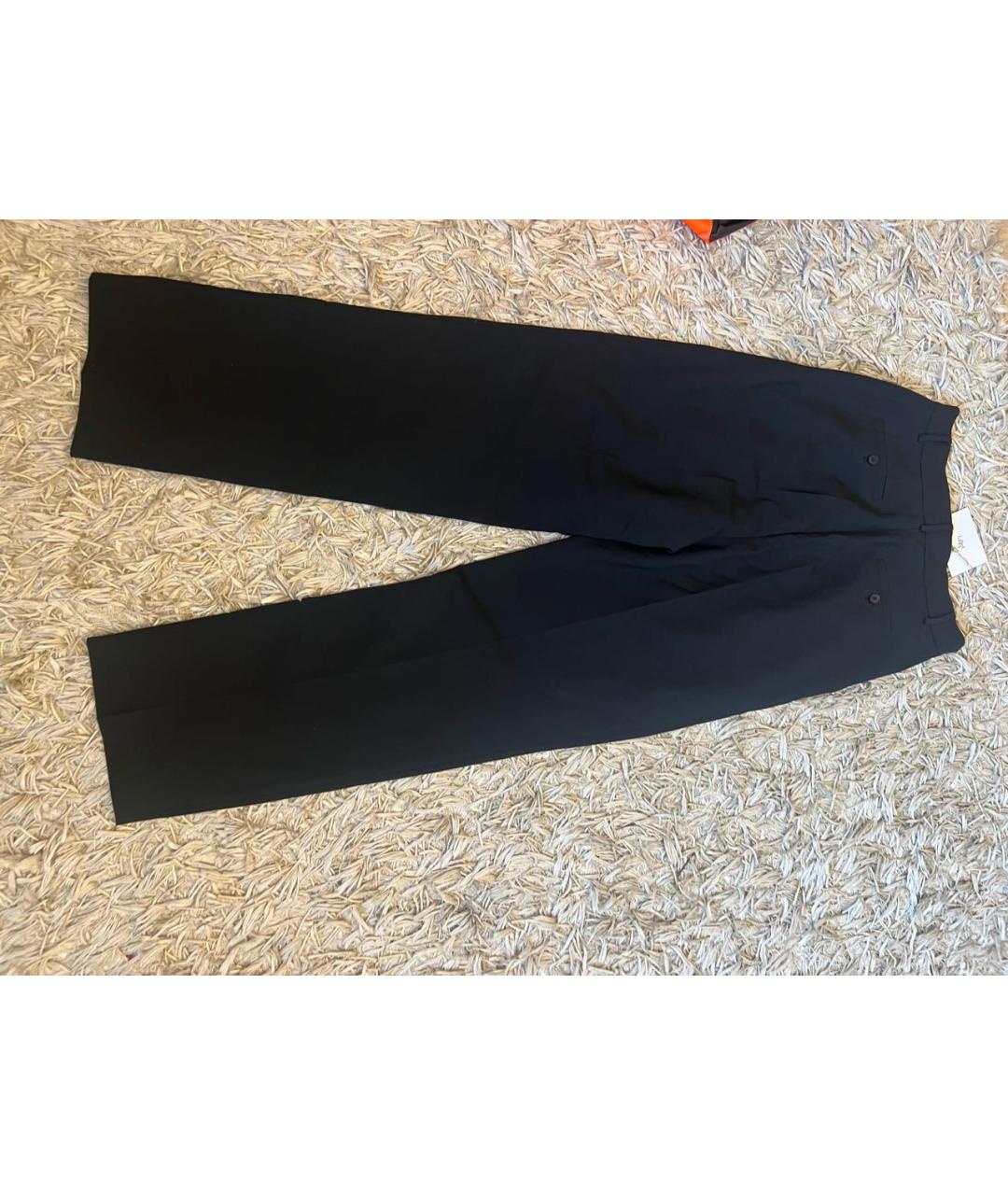 THE FRANKIE SHOP Черные прямые брюки, фото 3