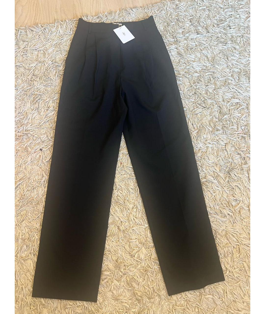 THE FRANKIE SHOP Черные прямые брюки, фото 7