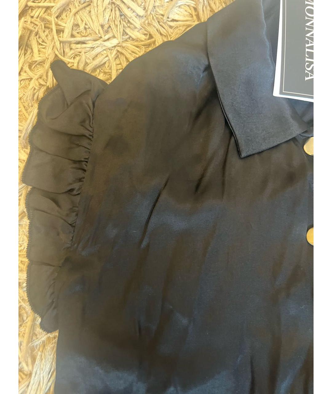 MONNALISA Черный вискозный комбинезон, фото 5