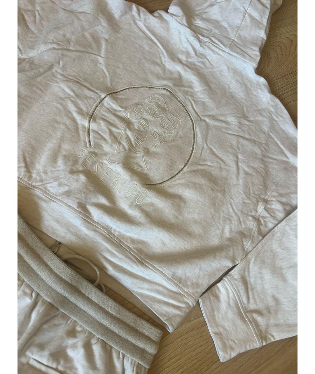 PESERICO Серый хлопковый костюм с брюками, фото 3