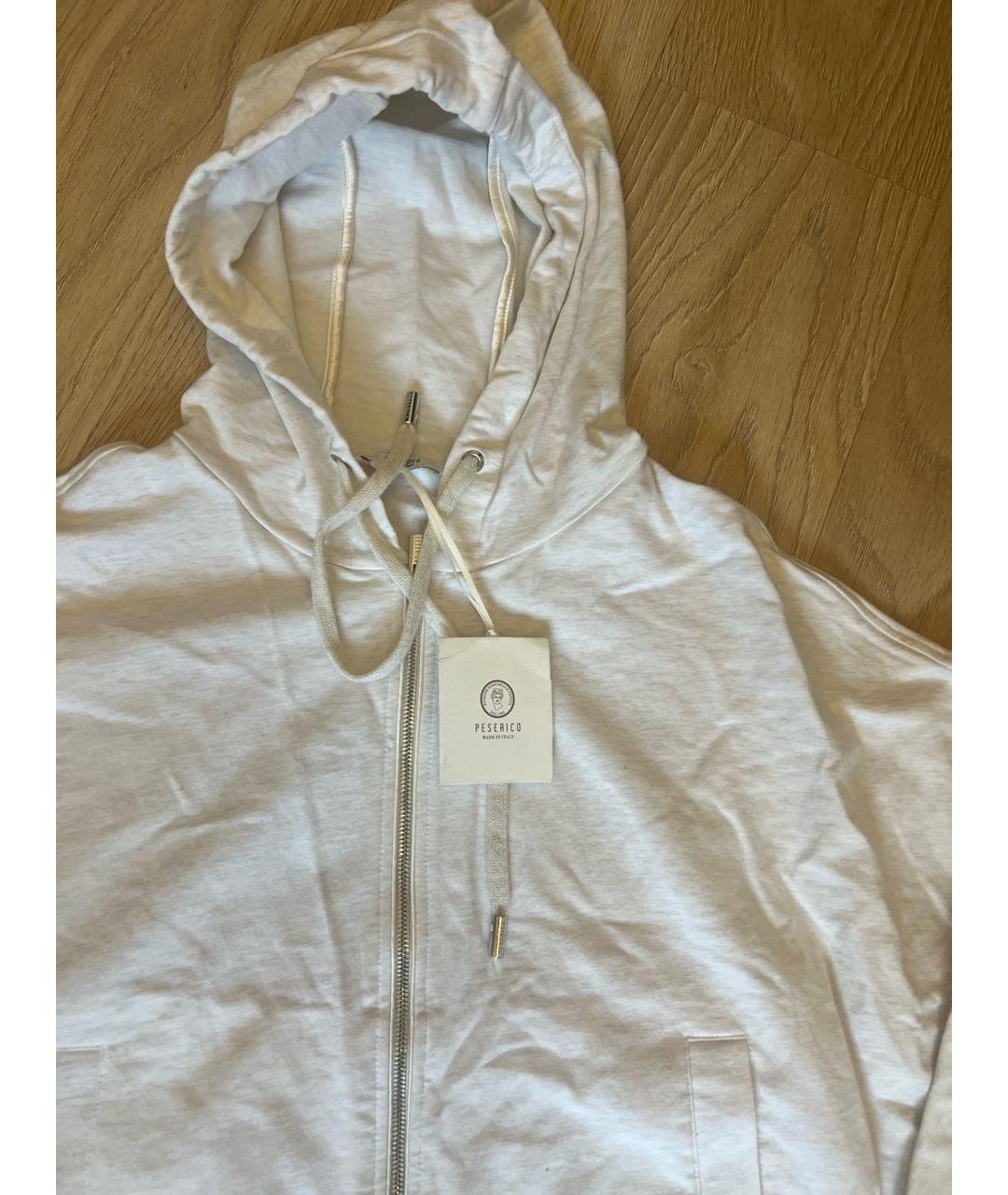 PESERICO Серый хлопковый костюм с брюками, фото 4