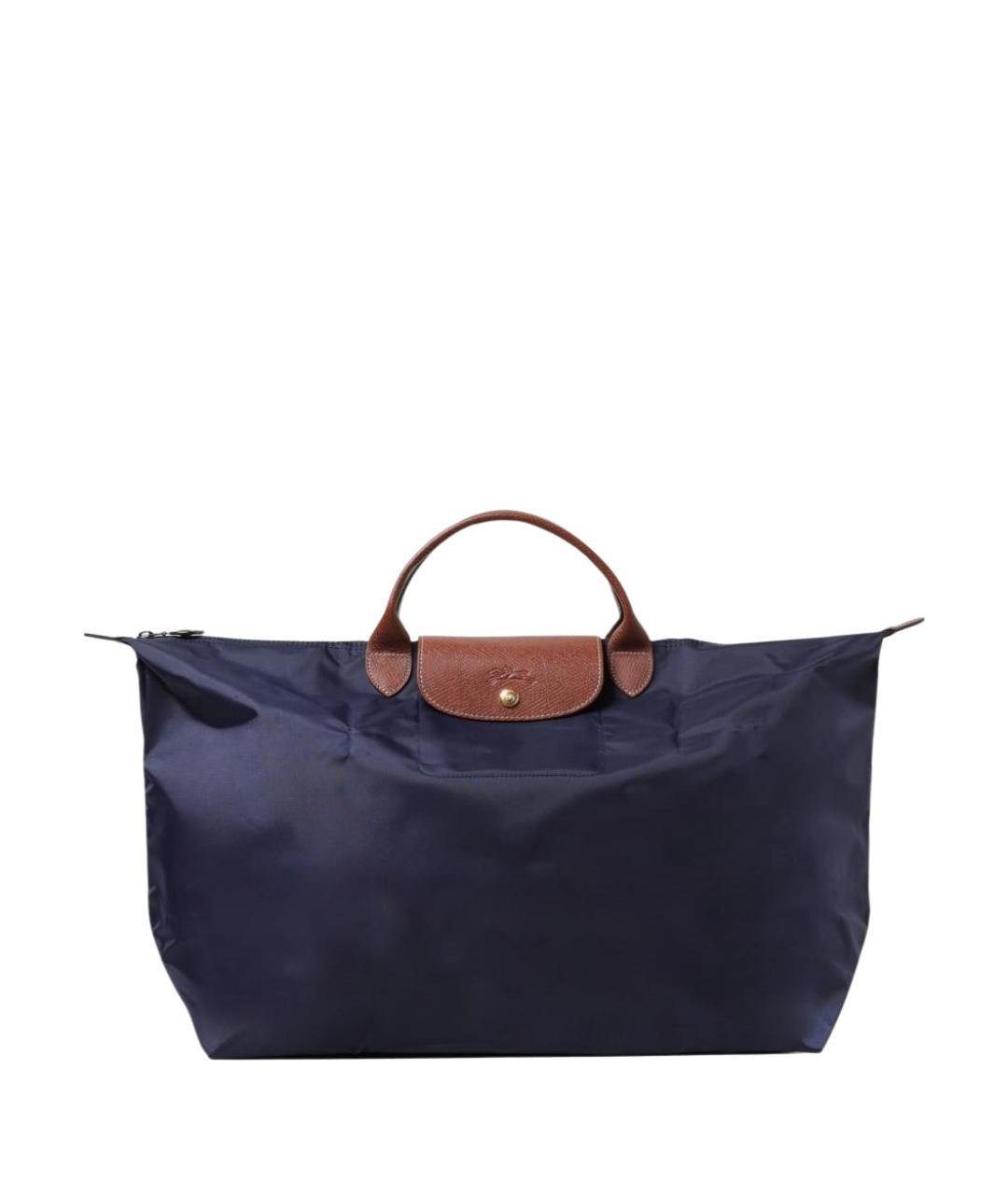 LONGCHAMP Синяя синтетическая дорожная/спортивная сумка, фото 1