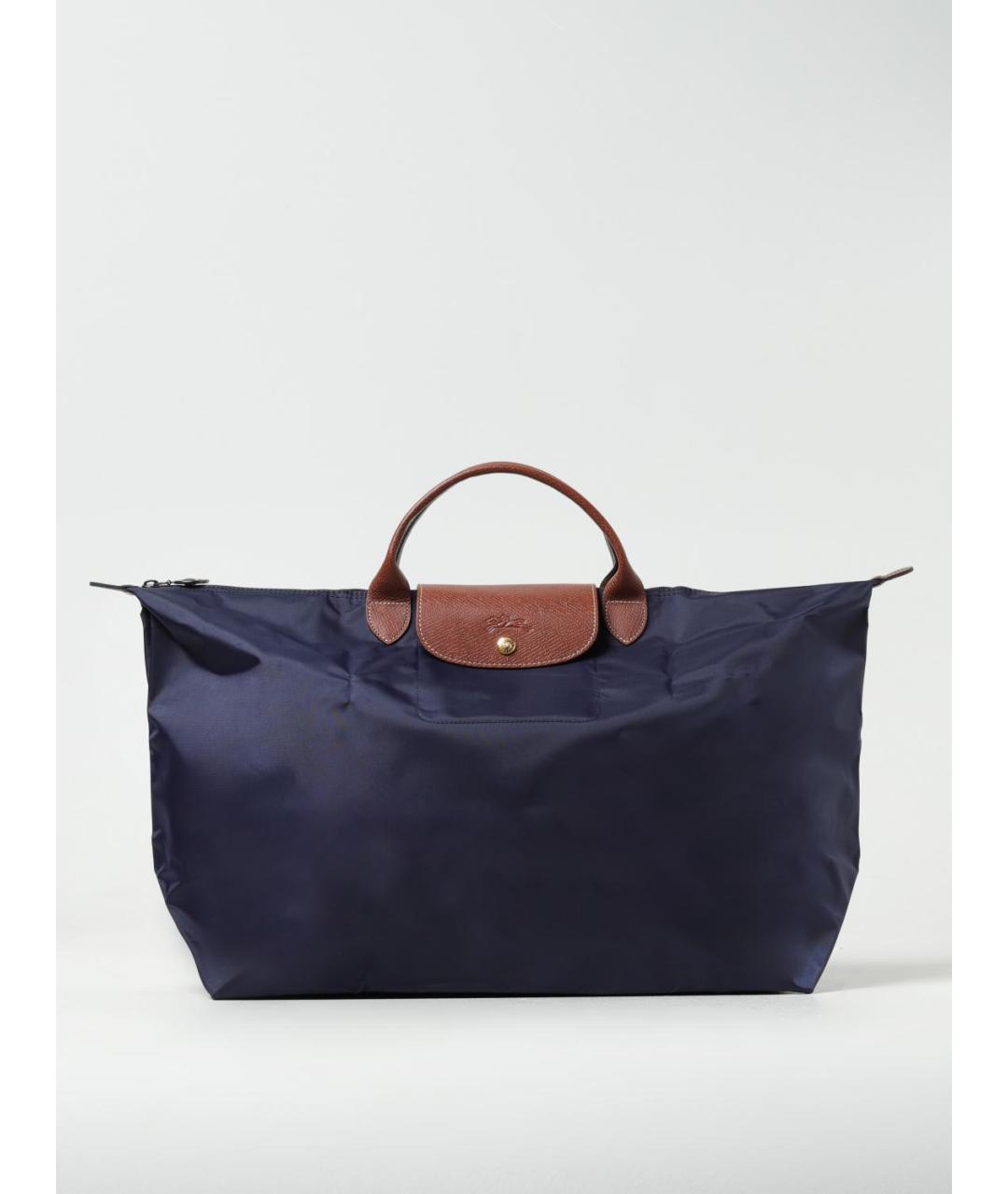 LONGCHAMP Синяя синтетическая дорожная/спортивная сумка, фото 4