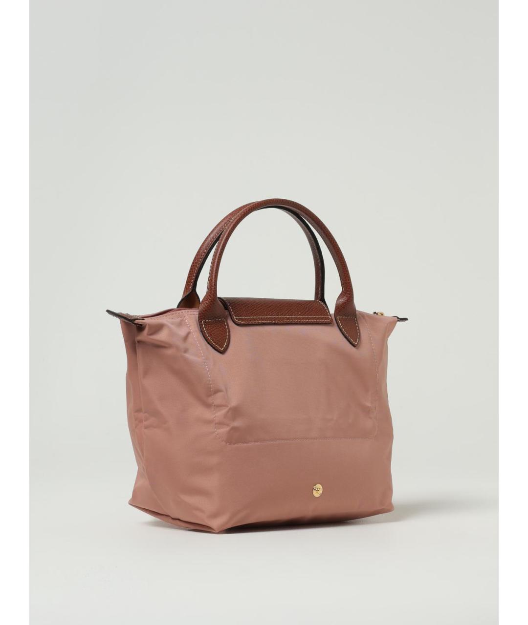 LONGCHAMP Розовая синтетическая сумка тоут, фото 2