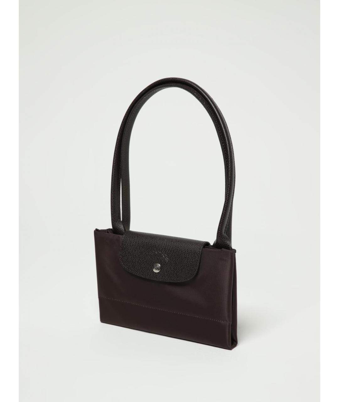 LONGCHAMP Коричневая синтетическая сумка тоут, фото 4