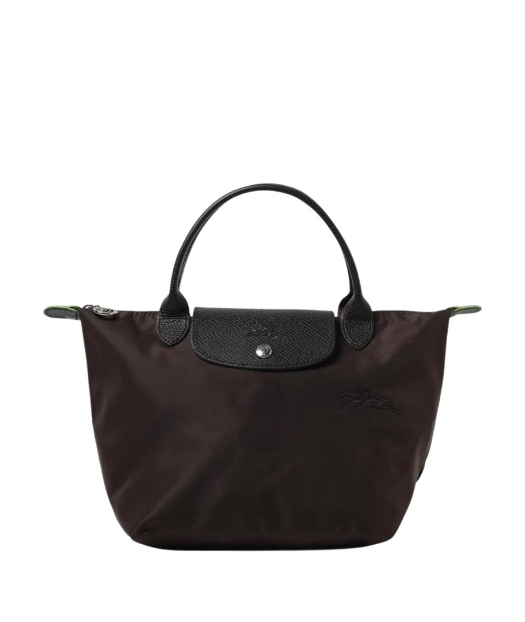 LONGCHAMP Коричневая синтетическая сумка тоут, фото 1