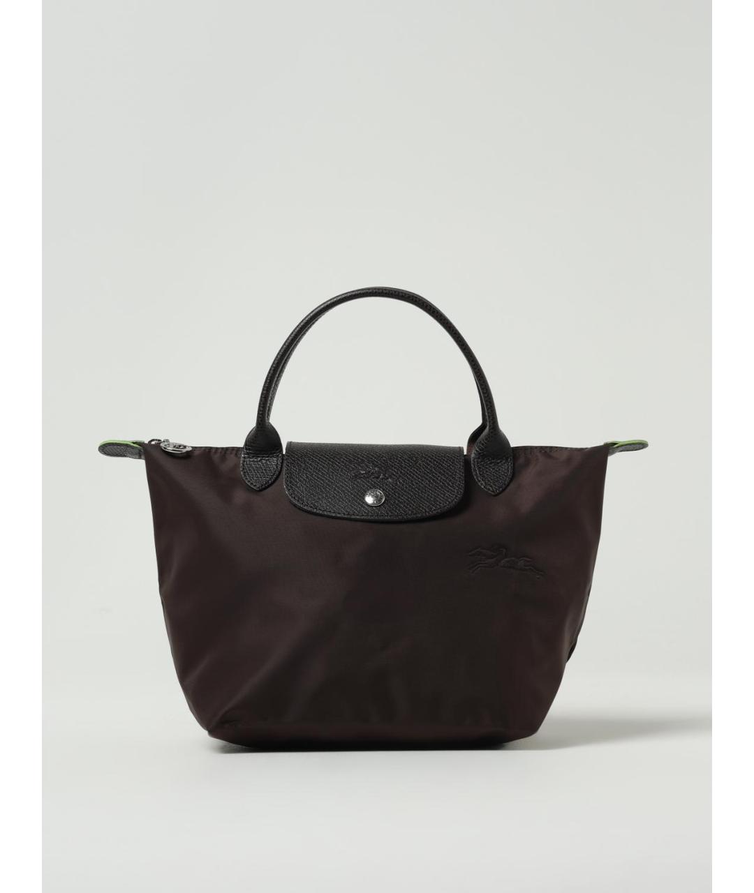 LONGCHAMP Коричневая синтетическая сумка тоут, фото 5