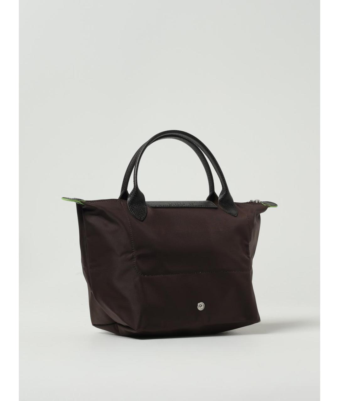 LONGCHAMP Коричневая синтетическая сумка тоут, фото 2