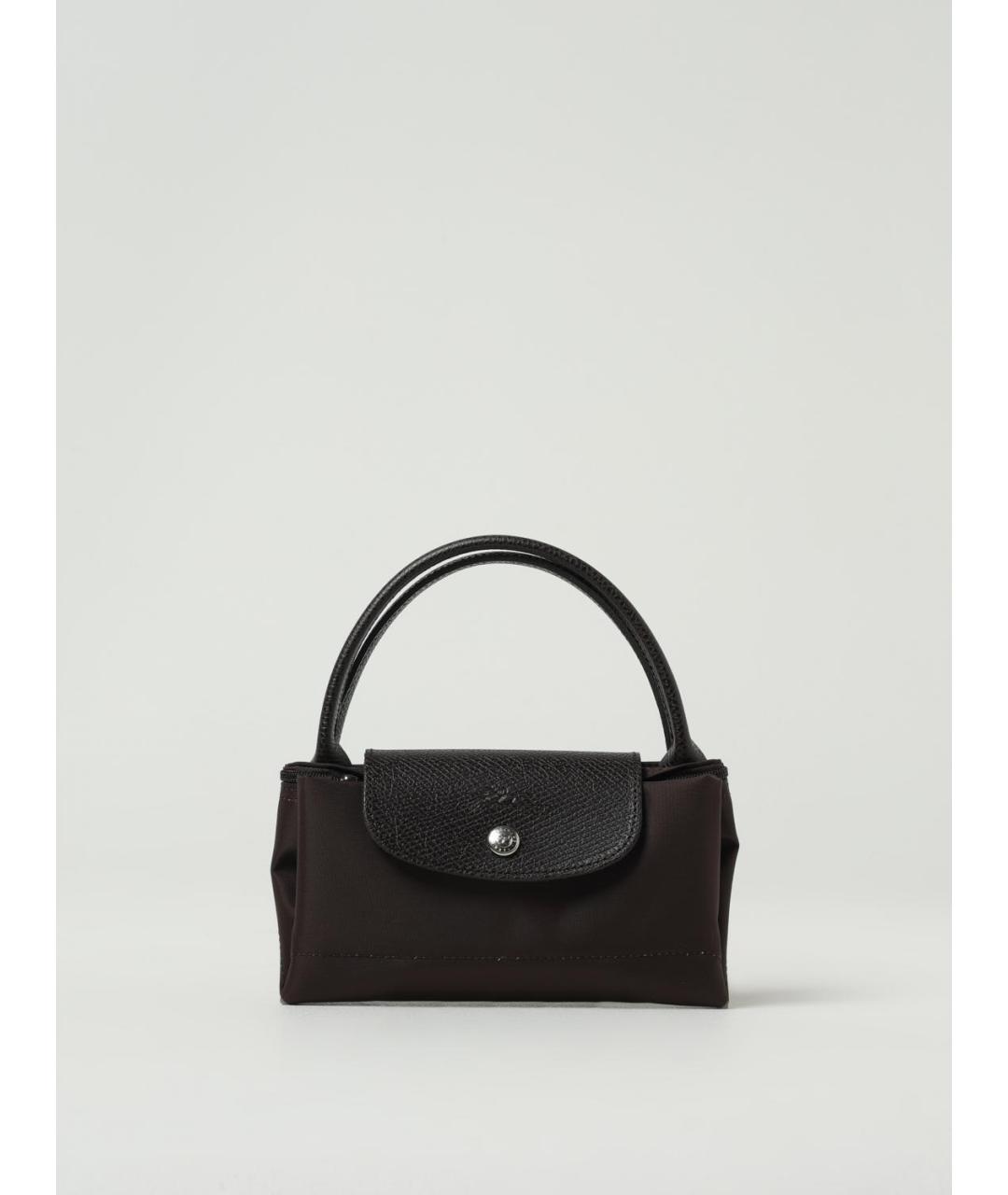 LONGCHAMP Коричневая синтетическая сумка тоут, фото 4