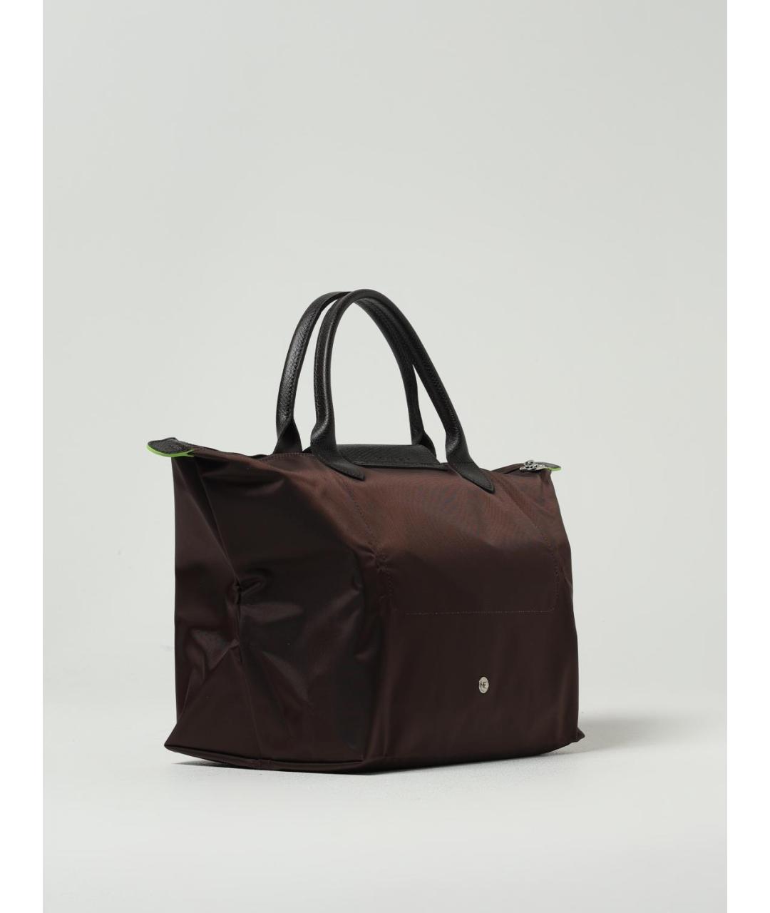 LONGCHAMP Коричневая синтетическая сумка тоут, фото 2