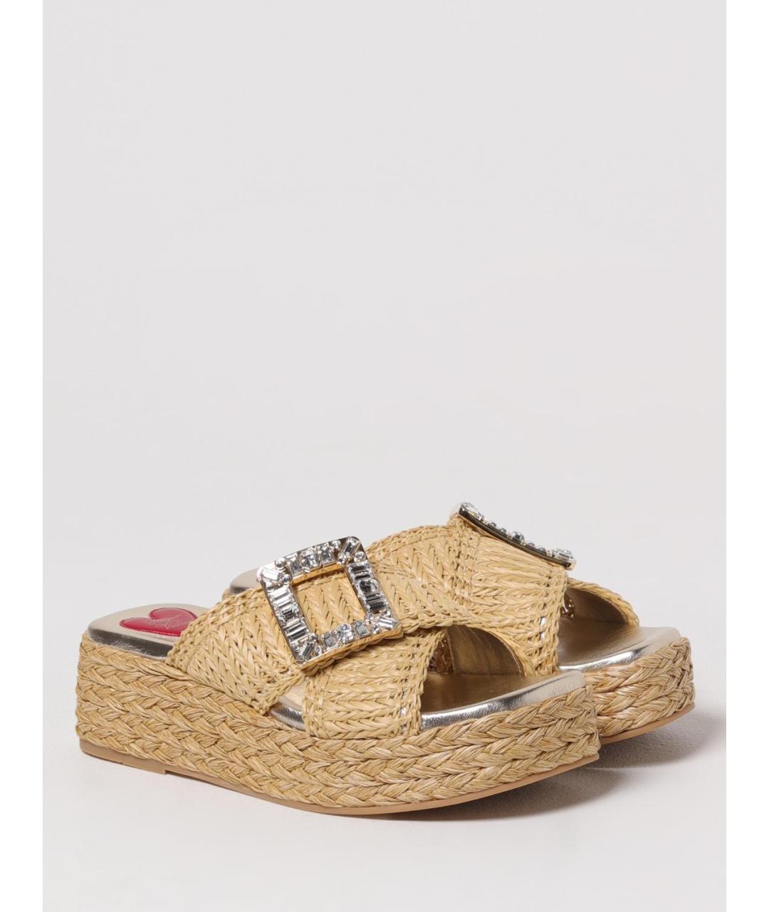 ROGER VIVIER Бежевые сабо, фото 2