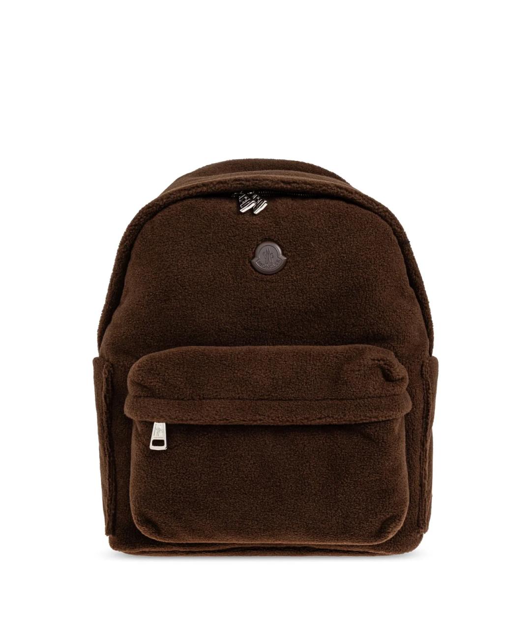 MONCLER Коричневый тканевый рюкзак, фото 1