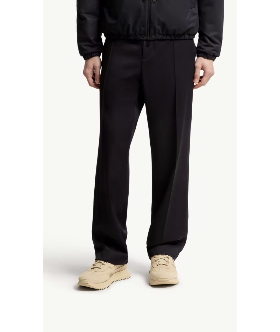 MONCLER Бежевые текстильные низкие кроссовки / кеды, фото 2