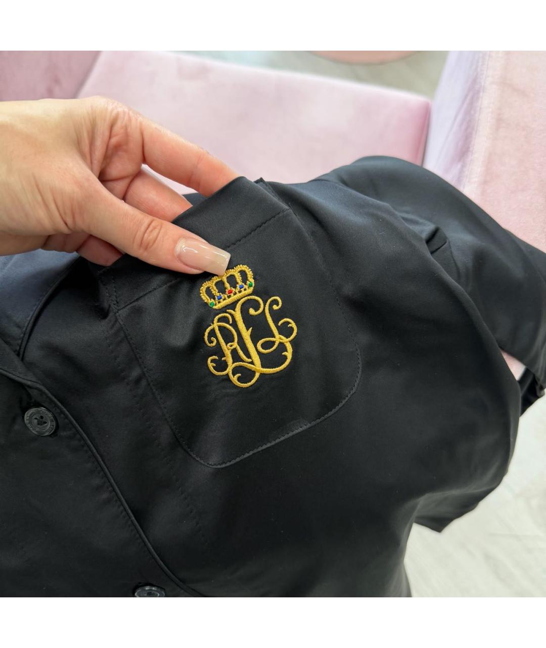 RALPH LAUREN Черная полиэстеровая пижама, фото 6