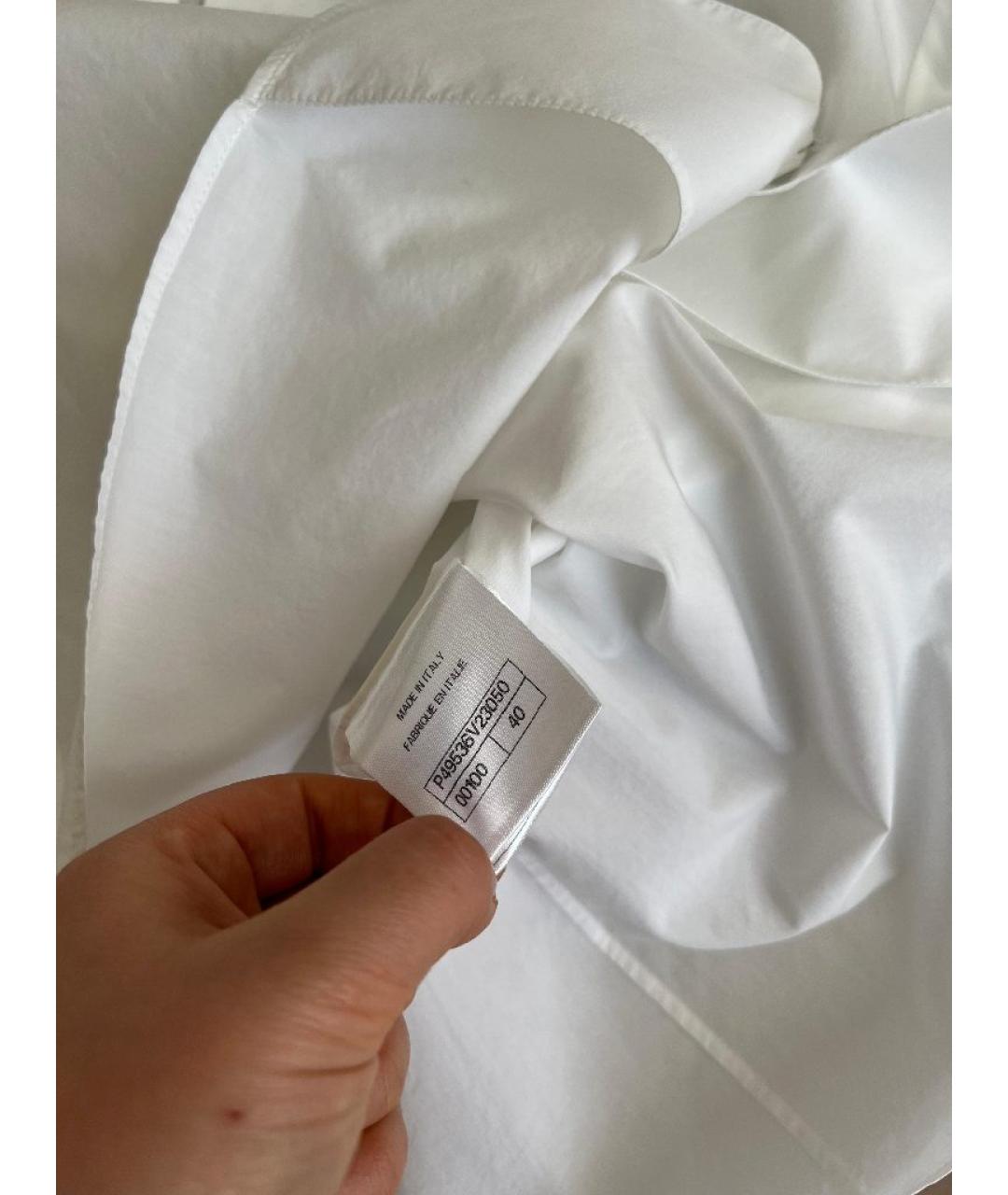 CHANEL Белая хлопковая рубашка, фото 7