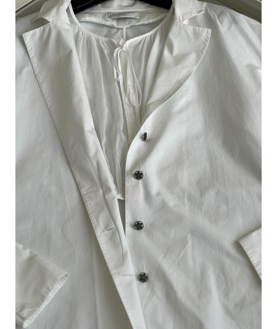 CHANEL Белая хлопковая рубашка, фото 3