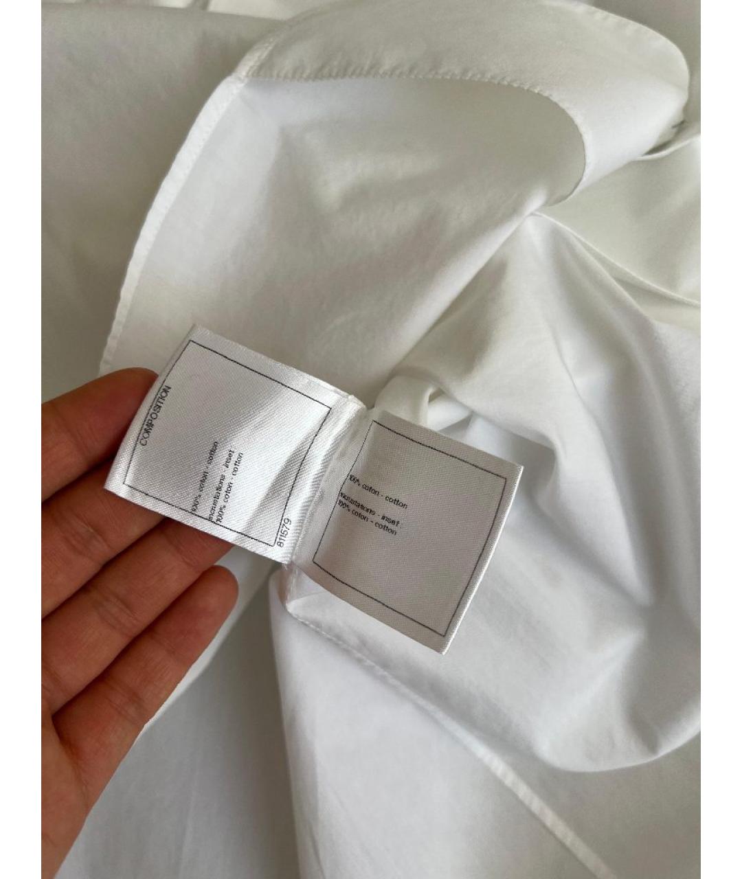 CHANEL Белая хлопковая рубашка, фото 6