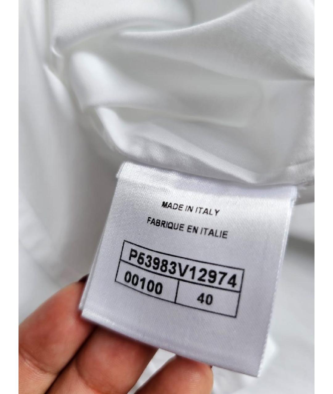 CHANEL Белая хлопковая рубашка, фото 6