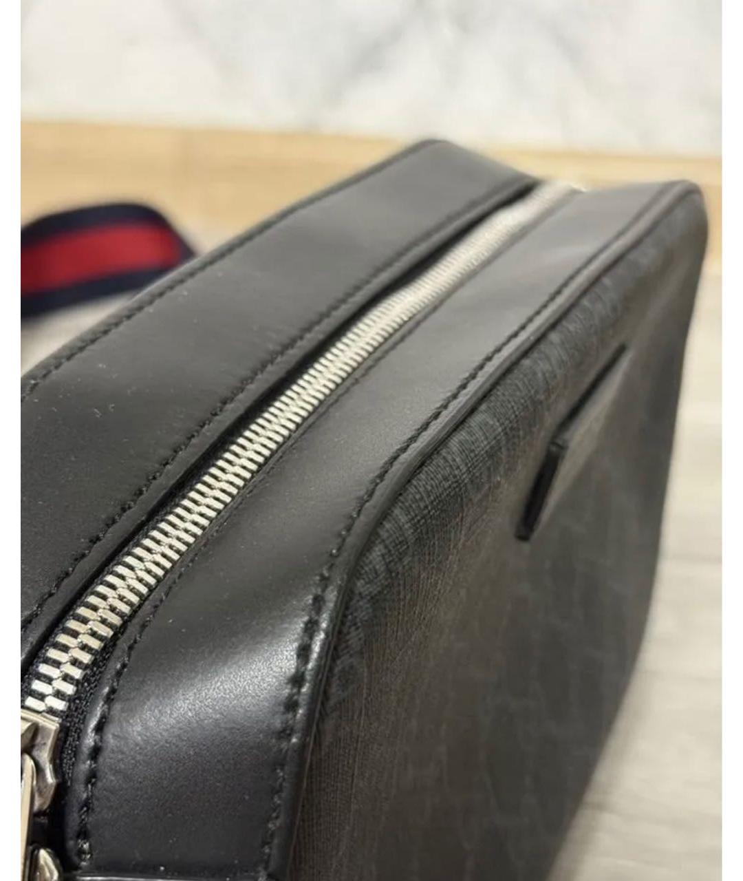 GUCCI Серая сумка через плечо, фото 5