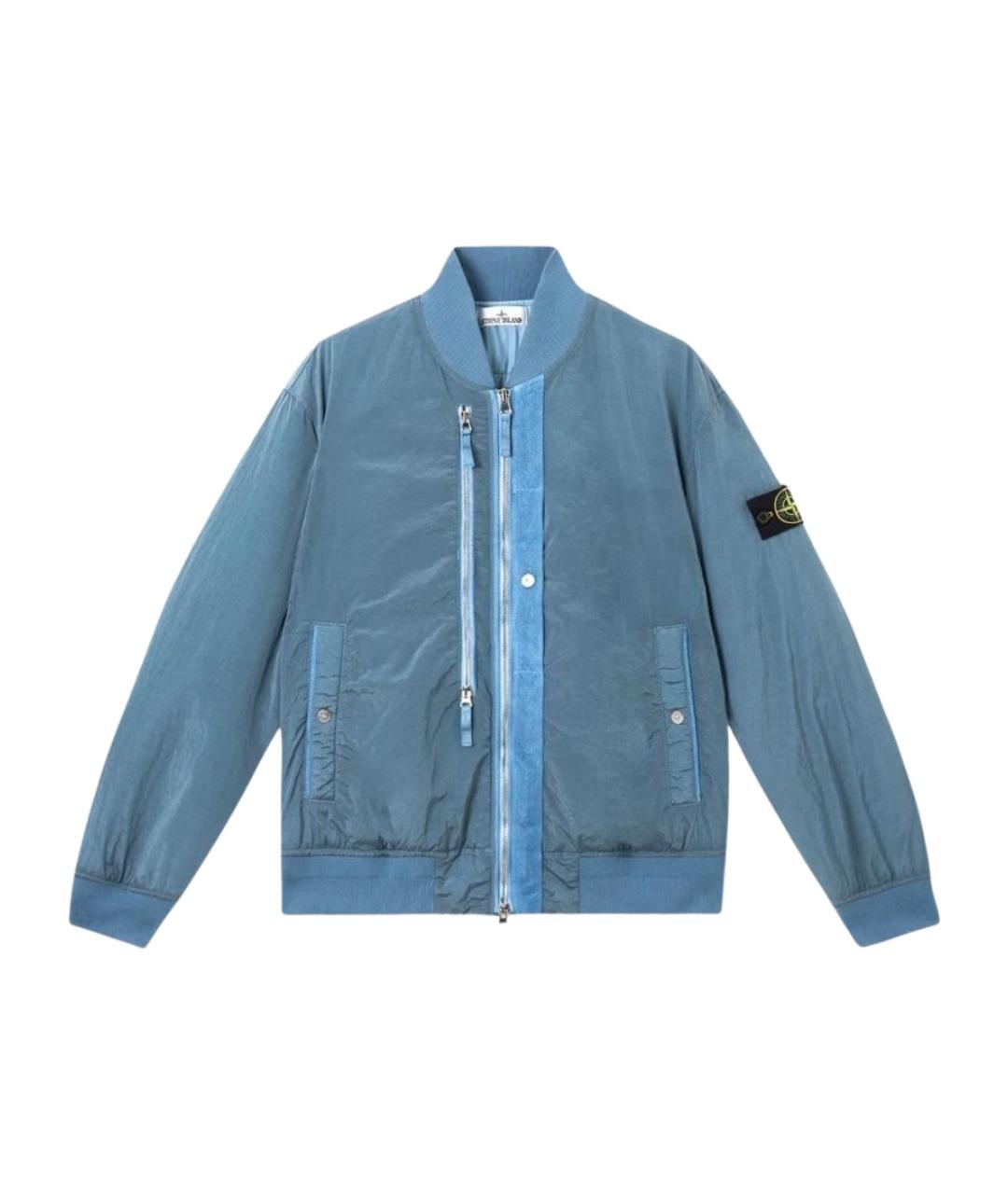 STONE ISLAND Голубая куртка, фото 1