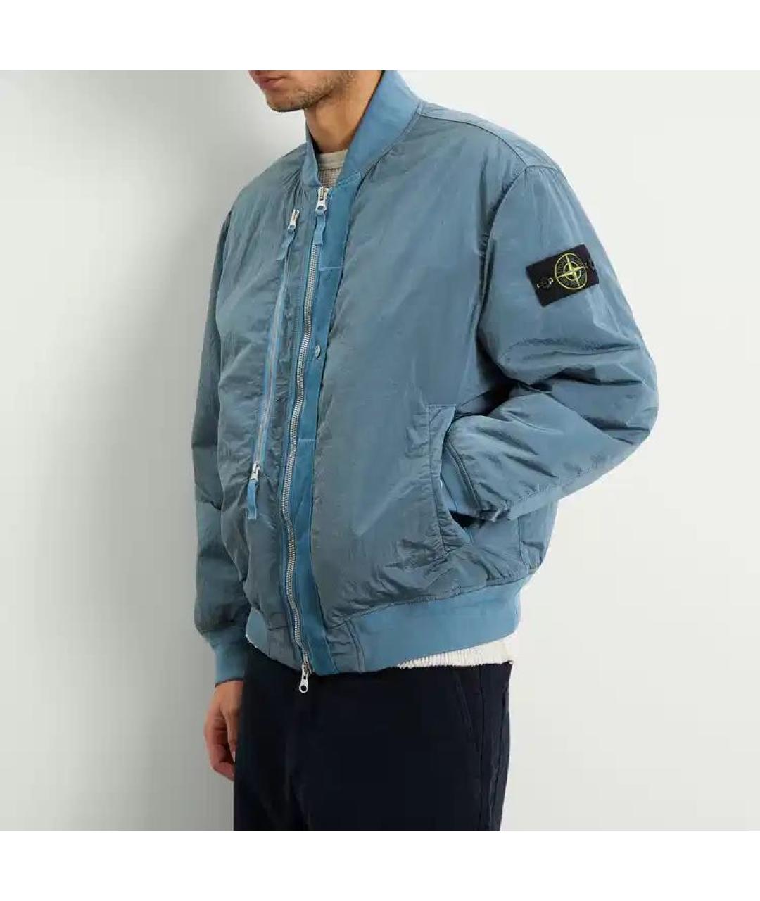 STONE ISLAND Голубая куртка, фото 6