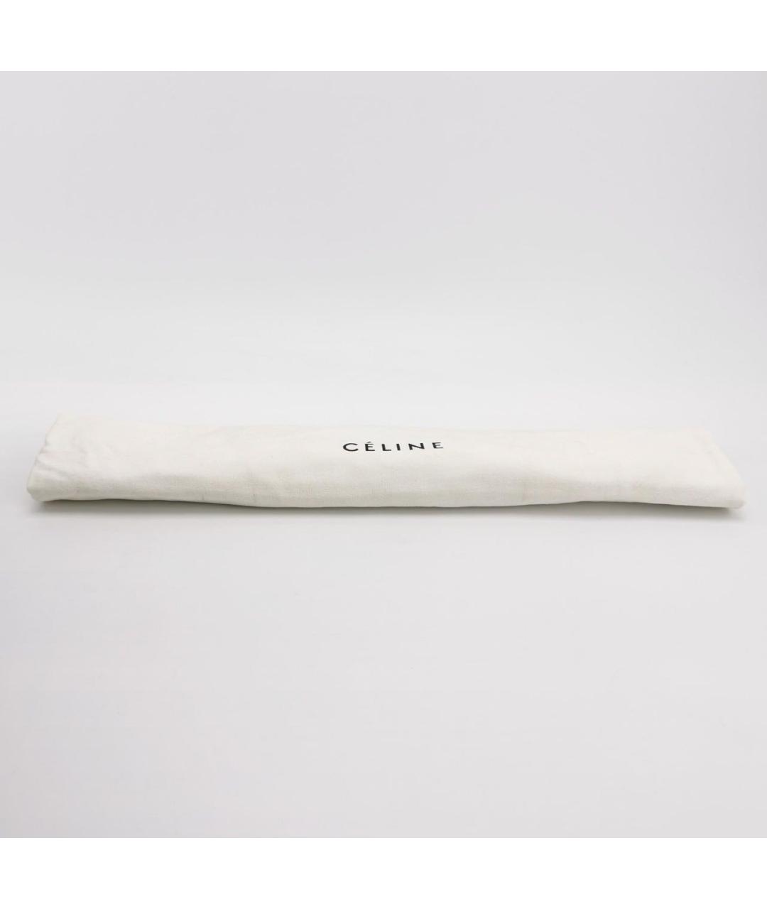 CELINE Черная кожаная сумка тоут, фото 8