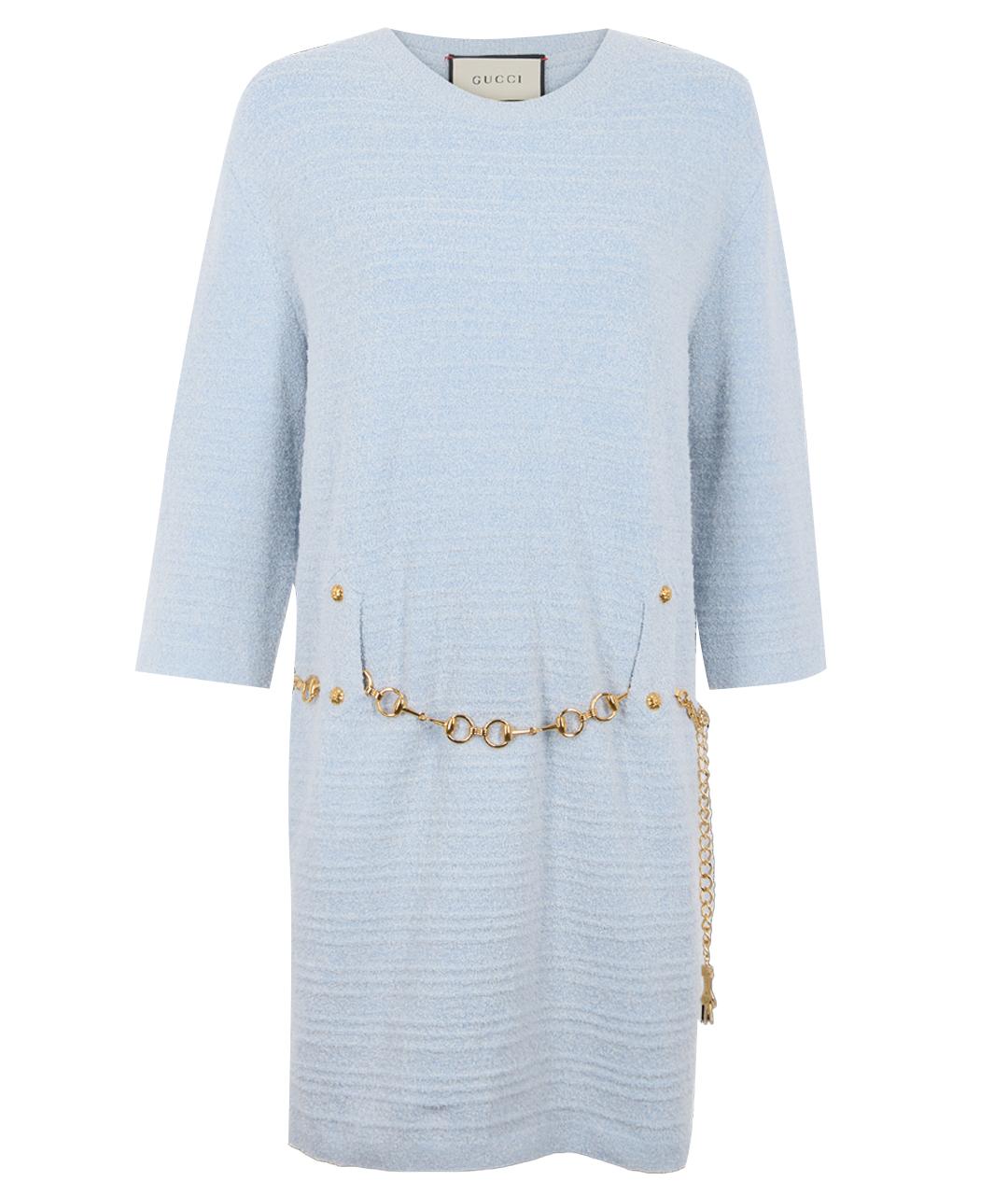 GUCCI Голубой джемпер / свитер, фото 1