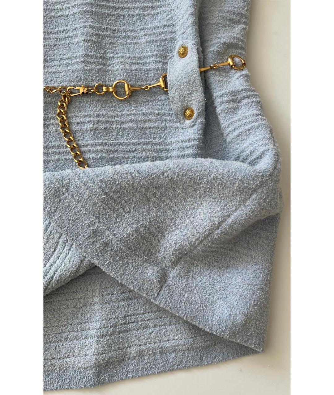 GUCCI Голубой джемпер / свитер, фото 6