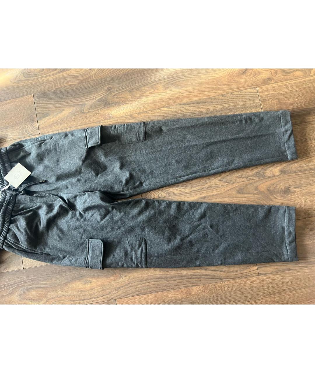 PESERICO Серый хлопковый костюм с брюками, фото 4