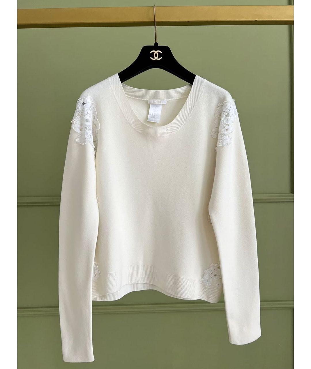 CHLOE Бежевый джемпер / свитер, фото 9