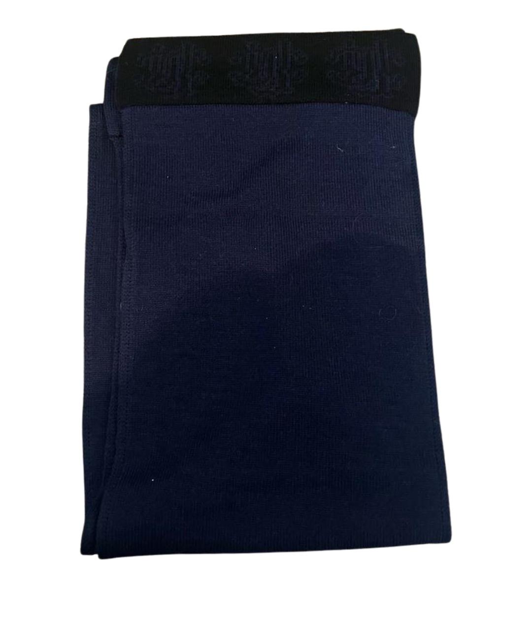 ROBERTO CAVALLI Темно-синий шарф, фото 1