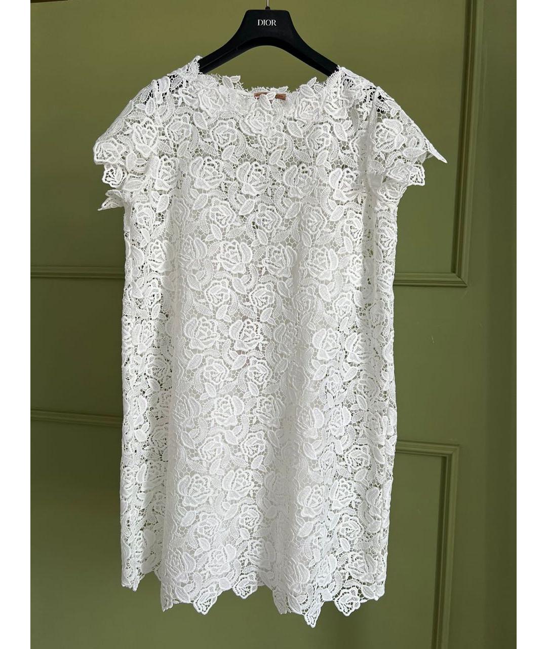 ERMANNO SCERVINO Бежевое повседневное платье, фото 9