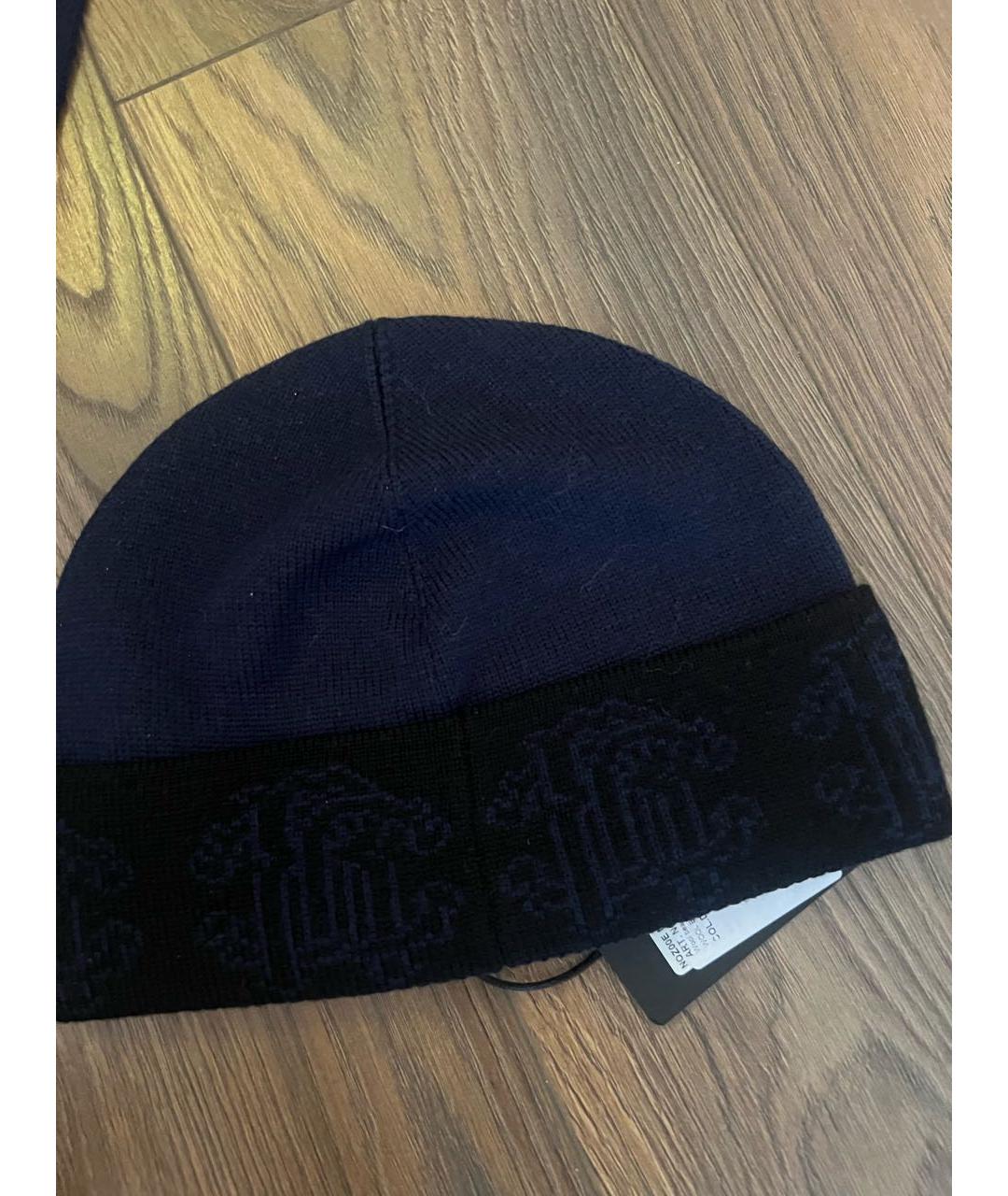 ROBERTO CAVALLI Темно-синий шарф, фото 2