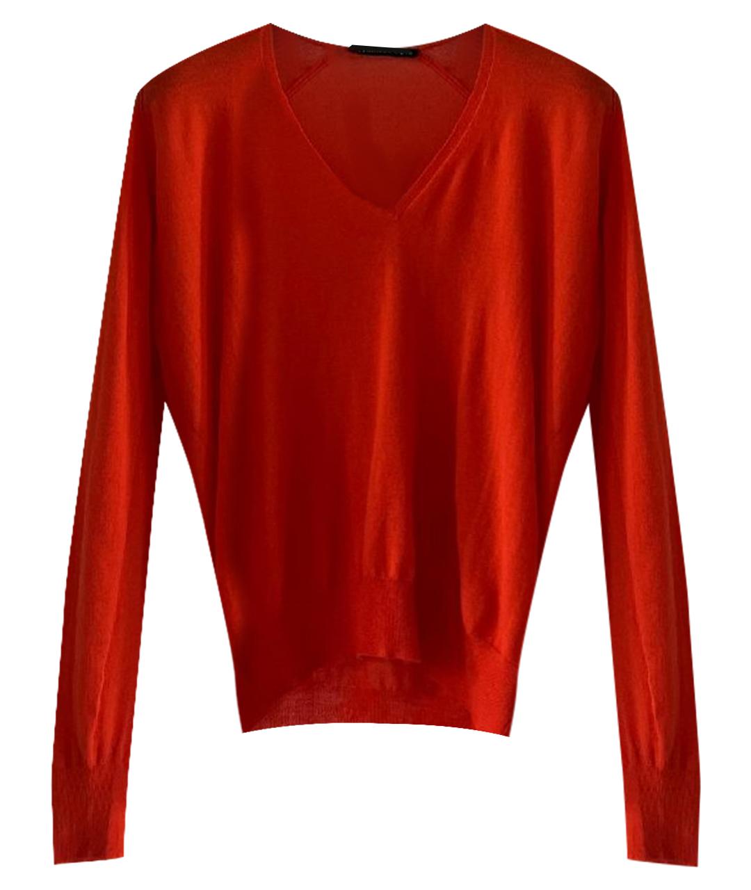 BALENCIAGA Бордовый джемпер / свитер, фото 1